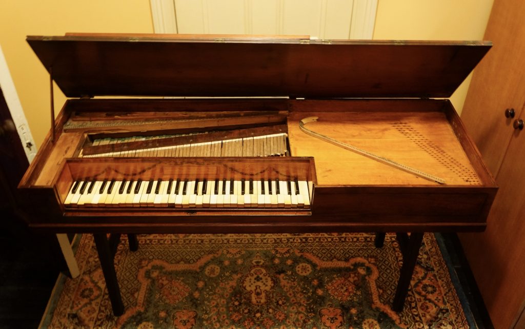 Longman & Broderip square piano. Photo courtesy of Brian Barrow.