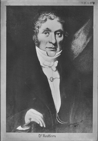 Dr William Redfern painted by George Marshall Maher (1832). Reproduced with permission of Damian Greenish and the State Library of New South Wales. https://search.sl.nsw.gov.au/permalink/f/1ocrdrt/ADLIB110108463
